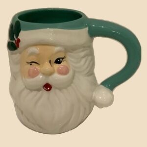 Special Santa Mug (blue/green)$26.00 Firm!